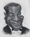 Cartoon: Louis Armstrong (small) by jonesmac2006 tagged louis,armstrong,caricature