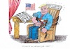 Cartoon: Angst vor der nächsten Wahl (small) by mandzel tagged trump,corona,arbeitslosigkeit,pleiten,wirtschaft,unruhen,rassismus,jobverluste