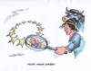 Cartoon: EU kontra PiS (small) by mandzel tagged polen,eu,rechtsdrall,eigenwilligkeit,missachtung,eckpunkte