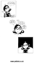 Cartoon: Donna Chaotic - Up and Down (small) by gothink tagged punk,goth,emo,teen,girl,anger,hostile,upset
