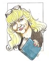 Cartoon: Lady N0 3 (small) by ade tagged bookstore
