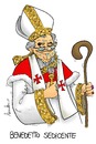 Cartoon: I am Benedictus (small) by Atride tagged pope papa benedetto benediktus xvi benedictus joseph ratzinger