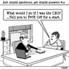Cartoon: What would you say? (small) by cartoonsbyspud tagged cartoon,spud,hr,recruitment,office,life,outsourced,marketing,it,finance,business,paul,taylor
