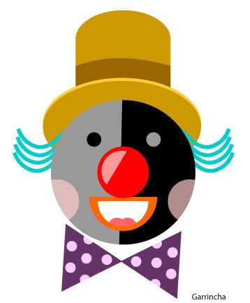 Cartoon: Clown Number 3 (medium) by Garrincha tagged clowns,vector,illustrations,for,kids