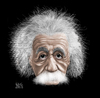 Cartoon: Albert Einstein (small) by geomateo tagged physicist,albert,einstein,physic,sience,genius