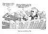 Cartoon: Verstaatlichung (small) by Pohlenz tagged banken kredite verbriefung staatsgarantien krenz mauerfall domino