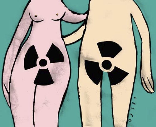 Cartoon: AdamEve nuclear (medium) by alexfalcocartoons tagged adamevenuclear