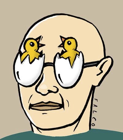 Cartoon: glasses (medium) by alexfalcocartoons tagged glasses