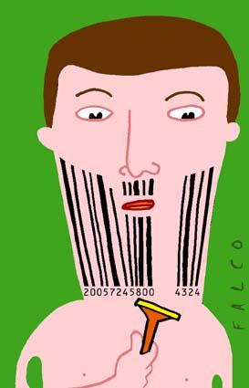Cartoon: shaving (medium) by alexfalcocartoons tagged shaving