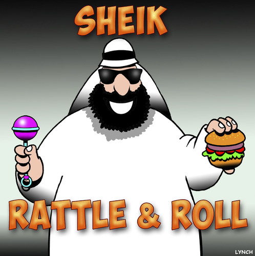 Cartoon: Rock and roll (medium) by toons tagged sheikah,shake,rock,and,roll,sheik,rattle,sheikah,shake,rock,and,roll,sheik,rattle