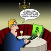 Cartoon: Great things (small) by toons tagged money,makes,you,happy,dollars,euros,cash,romance,love