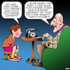 Cartoon: Hang up the phone (small) by toons tagged grandparents,smartphones,phone,hang,ups,old,fashioned,phones,grandchildren