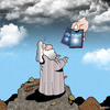 Cartoon: iPAD Tablets (small) by toons tagged ipad,ipod,tablets,computers,cloud,ten,commandments,moses,god,religion,bible,social,networks,google,facebook