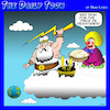 Cartoon: Zeus (small) by toons tagged pie,in,the,face,zeus,clowns,lightning,bolts