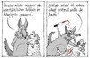 Cartoon: Misstrauen (small) by schwoe tagged wolf schaf schafspelz misstrauen hinterlist