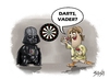 Cartoon: Darts (small) by bacsa tagged star,wars