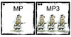 Cartoon: MP (small) by bacsa tagged mp3