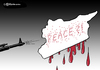 Cartoon: Syrienschüsse (small) by Pfohlmann tagged karikatur,cartoon,color,farbe,2013,syrien,eu,europa,waffenembargo,waffen,waffenlieferungen,frieden,peace,schüsse,rebellen,opposition,bürgerkrieg,aufhebung