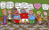 Cartoon: Europameisterschaft Fußball (small) by sabine voigt tagged europameisterschaft,em,fußball,fussball,frankreich,kneipe,meisterschaft,public,viewing