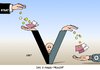 Cartoon: Das V-Mann-Prinzip (small) by Erl tagged staat,verfassungsschutz,vmann,vertrauensmann,verbindungsmann,geld,rechtsradikalismus,rechtextremismus,organisation,npd,finanzierung,steuergeld