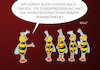 Cartoon: Insektenschutz (small) by Erl tagged politik,regierung,große,koalition,groko,cdu,csu,spd,insekten,insektenschutz,programm,glyphosat,landwirtschaft,bienen,karikatur,erl