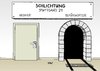 Cartoon: Schlichtung (small) by Erl tagged schlichtung,stuttgart,21,gegner,befürworter,schlichter,geißler,bahnho,durchgangsbahnhof,kopfbahnhof,tunnel,gleise