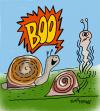 Cartoon: Boo Snail (small) by EASTERBY tagged nature,snails