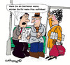 Cartoon: Herr Gentle (small) by EASTERBY tagged behaviour,gentlemen