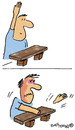 Cartoon: Karate Chooppp! (small) by EASTERBY tagged karate,sport,accident