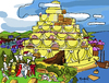 Cartoon: Babel Cake (small) by Munguia tagged babel,tower,pieter,brueghel,cake,baker