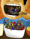 Cartoon: Breakfast of champions (small) by Munguia tagged word,play,literal,cereal,eat,food,morning,power