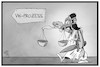 Cartoon: Abgasskandal (small) by Kostas Koufogiorgos tagged karikatur,koufogiorgos,illustration,cartoon,abgas,skandal,justitia,gasmaske,schwert,waage,attribut,dieselgate,abgasskandal,vw,volkswagen,musterfeststellungsklage,prozess,justiz