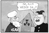 Cartoon: Atomprogramm (small) by Kostas Koufogiorgos tagged karikatur,koufogiorgos,illustration,cartoon,atomprogramm,nuklear,atom,nordkorea,kim,jong,un,iran,konflikt