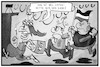 Cartoon: Bundesweiter Warntag (small) by Kostas Koufogiorgos tagged karikatur,koufogiorgos,illustration,cartoon,warntag,sirene,bill,gates,verschwörung,reichsbürger,neonazi,esoteriker,ideologen