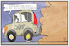 Cartoon: CO2-Steuer (small) by Kostas Koufogiorgos tagged karikatur,koufogiorgos,illustration,cartoon,c02,steuer,suv,preis,umwelt,kohlendioxid