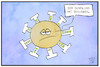 Cartoon: Corona-Warn-App (small) by Kostas Koufogiorgos tagged karikatur,koufogiorgos,illustration,cartoon,corona,warn,app,download,digitalisierung,virus,pandemie,batteriestand