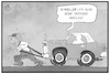 Cartoon: Daimler-Dividende (small) by Kostas Koufogiorgos tagged karikatur,koufogiorgos,illustration,cartoon,daimler,dividende,aktionaer,geld,ausschuettung,wirtschaft,autobauer,mercedes,kurzarbeit,arbeiter,reichtum