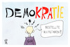 Cartoon: Demokratie (small) by Kostas Koufogiorgos tagged karikatur,koufogiorgos,afd,höcke,demokratie,buchstaben,demo