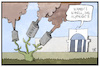 Cartoon: Dieselgipfel (small) by Kostas Koufogiorgos tagged karikatur,koufogiorgos,illustration,cartoon,dieselgipfel,kanzleramt,schmidt,auspuff,luft,umwelt,verschmutzung,feinstaub,stickoxid,glyphosat,gift,pflanze,monsanto,fahrverbot