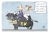 Cartoon: EU-Gipfel (small) by Kostas Koufogiorgos tagged karikatur,koufogiorgos,illustration,cartoon,eu,gipfel,stier,fahrschule,europa,lehrerin