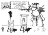 Cartoon: Euro-Krise (small) by Kostas Koufogiorgos tagged spanien,griechenland,euro,schulden,krise,europa,labor,versuch,eurozone,wirtschaft,karikatur,kostas,koufogiorgos