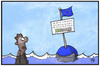 Cartoon: Flüchtlingspolitik (small) by Kostas Koufogiorgos tagged karikatur,koufogiorgos,illustration,cartoon,flüchtling,eu,europa,meer,gestrandet,aufnahme,verteilung,asyl,politik,antrag,wartezeit