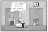 Cartoon: Gabriel geht zur Deutschen Bank (small) by Kostas Koufogiorgos tagged karikatur,koufogiorgos,illustration,cartoon,gabriel,spd,bank,deutsche,politik,wirtschaft,lobbyismus