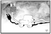 Cartoon: Genfer Autosalon (small) by Kostas Koufogiorgos tagged karikatur,koufogiorgos,illustration,cartoon,genf,autosalon,elekro,mobilität,motor,show,geneva,kabel,ladekabel,stecker,strom,antrieb,auto
