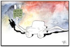 Cartoon: Genfer Autosalon (small) by Kostas Koufogiorgos tagged karikatur,koufogiorgos,illustration,cartoon,genf,autosalon,elekro,mobilität,motor,show,geneva,kabel,ladekabel,stecker,strom,antrieb,auto