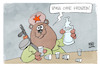 Cartoon: Grenzenloser Spaß mit Putin (small) by Kostas Koufogiorgos tagged karikatur,koufogiorgos,putin,russland,bär,imperialismus,krieg,konflikt,ukraine,wodka,alkohol