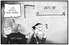 Cartoon: Griechische Sparmaßnahmen (small) by Kostas Koufogiorgos tagged karikatur,koufogiorgos,illustration,cartoon,griechenland,tsipras,institutionen,troika,galgen,spiel,sparmassnahmen,wirtschaft,krise,europa