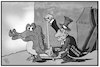 Cartoon: Groko-Abgesang (small) by Kostas Koufogiorgos tagged karikatur,koufogiorgos,illustration,cartoon,groko,sarg,bestatter,totengräber,grokodil,koalition,regierung,demokratie