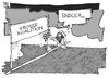 Cartoon: Große Koalition (small) by Kostas Koufogiorgos tagged groko,koalition,michel,spd,union,cdu,csu,vertrag,politik,karikatur,koufogiorgos