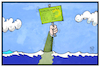 Cartoon: Grünes Wahlprogramm (small) by Kostas Koufogiorgos tagged karikatur,koufogiorgos,illustration,cartoon,gruene,wahl,wahlprogramm,untergang,umfragetief,partei,wahlkampf